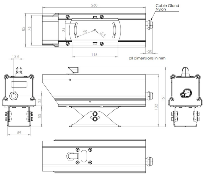 Veste de refroidissement par air Dimetrix série D, coque de protection thermique