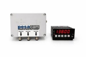 Báscula camión Pesacam SAP-605-2 sensores para pesaje a bordo en suspensión neumática.