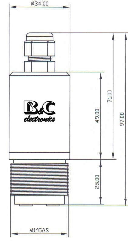 Sonda de condutividade B&C Electronics SI301 SI3013