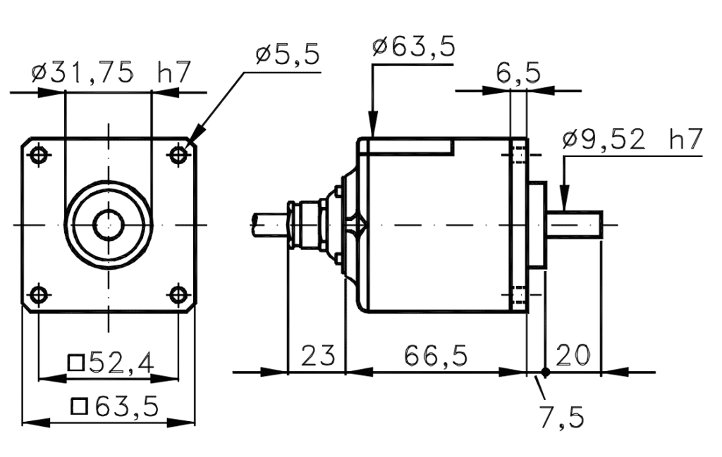 I-63 DT Elcis Robust Incremental Encoder