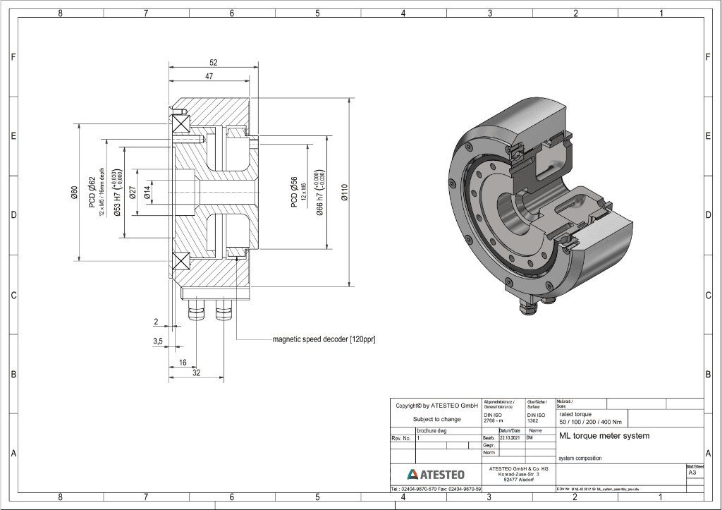 Steering wheel torque sensor testbed for dynamic angle measurement 50nm 400nm automotive road-drive driving
