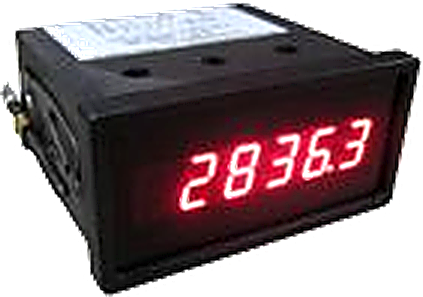 Numerical digital display 6 digits hmi panel dimetix impeccable led