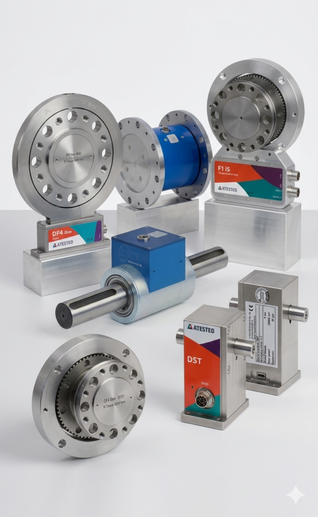 Capteur de couple rotatif industriel pour la mesure du couple sur les arbres et les moteurs