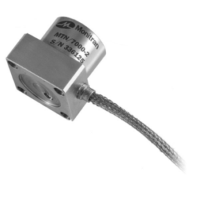 Acelerómetro industrial Monitran MTN/7000 con respuesta en frecuencia desde 0Hz (DC).