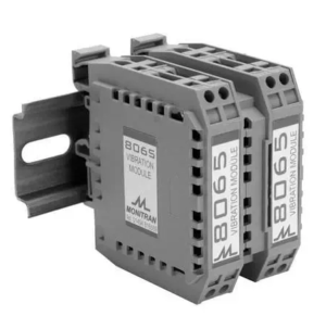 Convertidor de señal Monitran MTN/8065 con triple salida analógica para monitorización industrial.