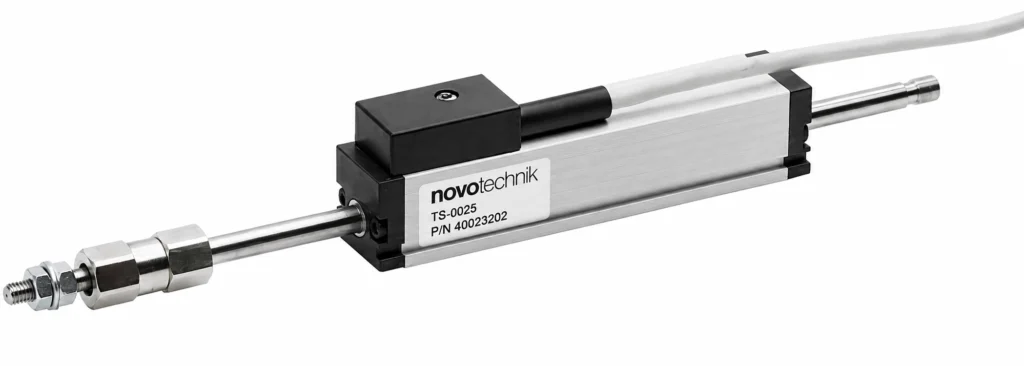 Sensor lineal potenciométrico Novotechnik TS-0025 para medición de posición industrial