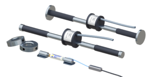 Extensómetro de cuerda vibrante Encardio Rite EDS-20V y EDS-21V para monitorización estructural e instrumentación geotécnica.