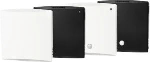 Transmisor de ambiente Produal RTX para temperatura, humedad relativa, CO2, VOC y detección de presencia