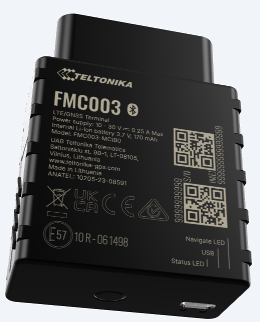 Localizador GPS OBD-II 4G Teltonika FMC003