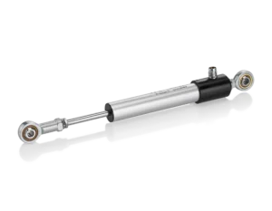 Sensor de posición lineal Novotechnik TX2 con articulacións de rótula e conector