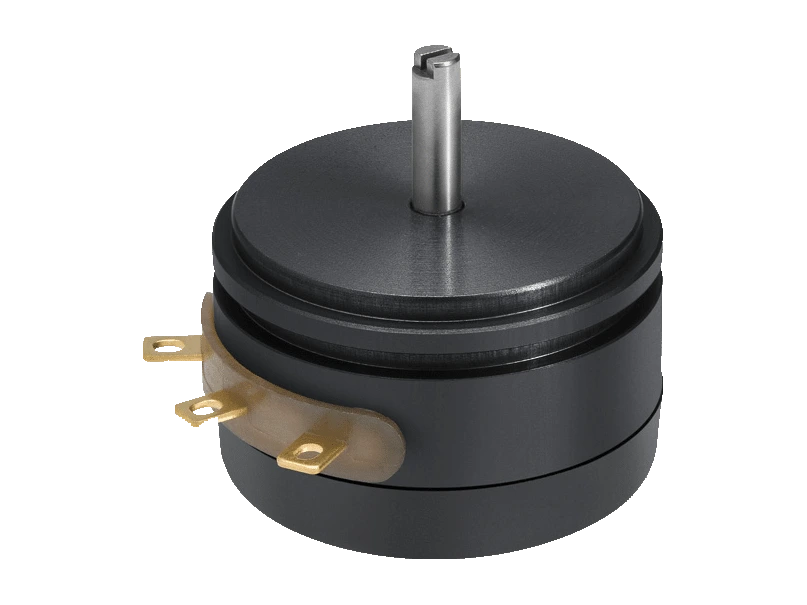 Potenciómetro rotativo de plástico conductor P-2500 Novotechnik