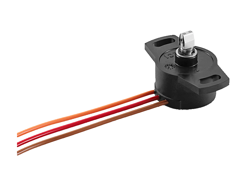 Potenciómetro rotativo de plástico conductor SP-2800 Novotechnik