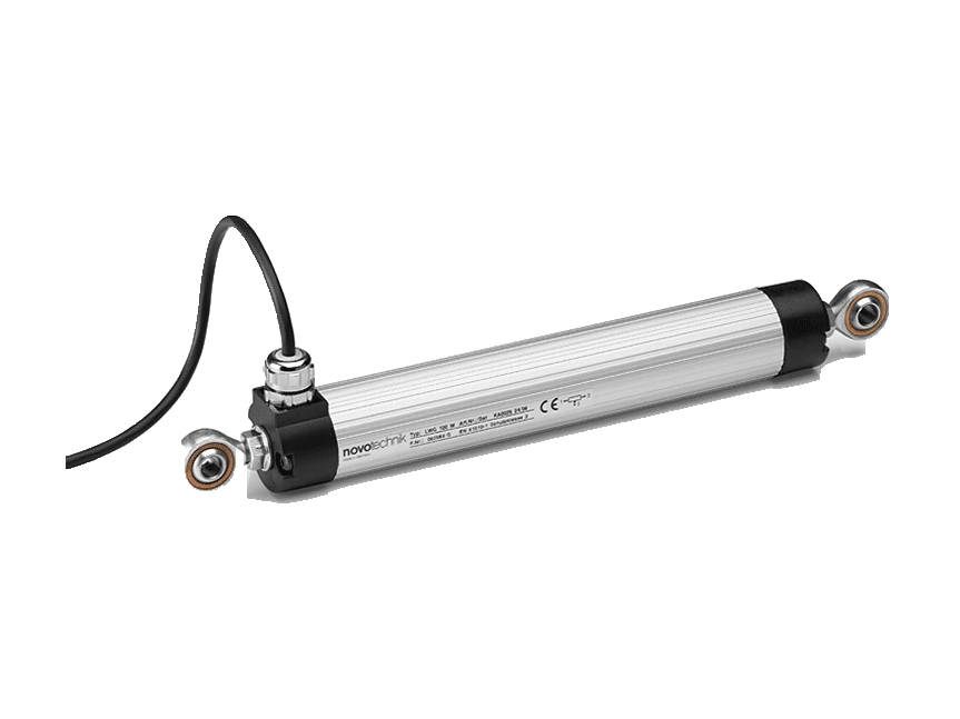 Transductor potenciométrico de vástago con rótulas LWG Novotechnik